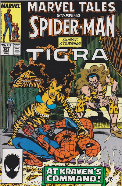 Cover for Marvel Tales (Marvel, 1966 series) #203 [Direct]