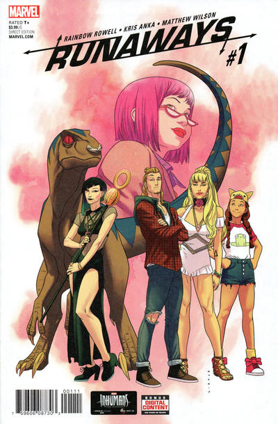 Cover for Runaways (Marvel, 2017 series) #1
