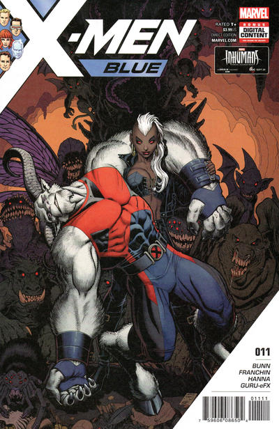 Cover for X-Men: Blue (Marvel, 2017 series) #11