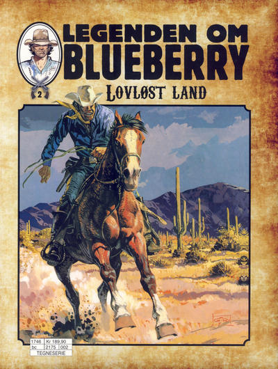Cover for Legenden om Blueberry (Hjemmet / Egmont, 2017 series) #2 - Lovløst land