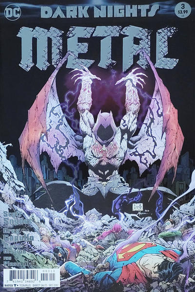 Cover for Dark Nights: Metal (DC, 2017 series) #3 [Greg Capullo / Jonathan Glapion Cover]