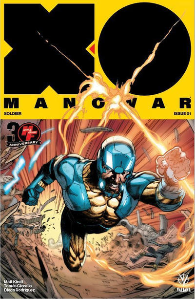 Cover for X-O Manowar (2017) (Valiant Entertainment, 2017 series) #1 [Heroes & Fantasies - Geoff Shaw]
