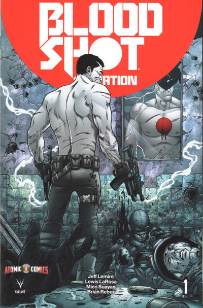 Cover for Bloodshot Salvation (Valiant Entertainment, 2017 series) #1 [Atomic Comics - Andres Guinaldo]