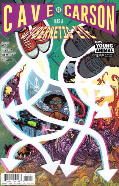 Cover for Cave Carson Has a Cybernetic Eye (DC, 2016 series) #12