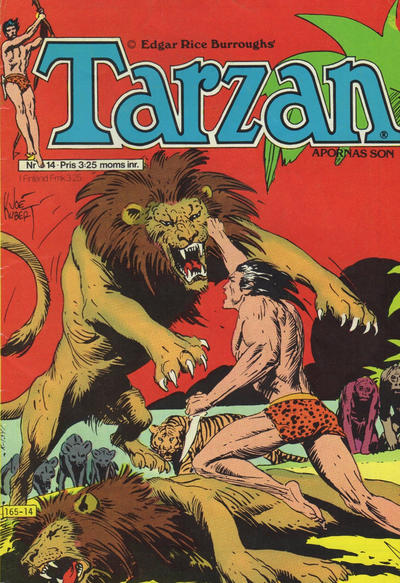 Cover for Tarzan (Atlantic Förlags AB, 1977 series) #14/1977