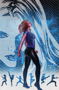 Cover for The Bionic Woman (Dynamite Entertainment, 2012 series) #1 [Retailer Incentive "Virgin Art" Cover by Paul Renaud]