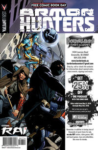 Cover Thumbnail for FCBD 2014 Armor Hunters Special (Valiant Entertainment, 2014 series) [Borderlands Comics and Games]