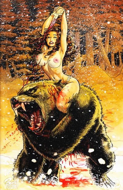 Cover for Cavewoman: Feeding Grounds (Amryl Entertainment, 2012 series) #2 [Budd Root Special Edition Nude]