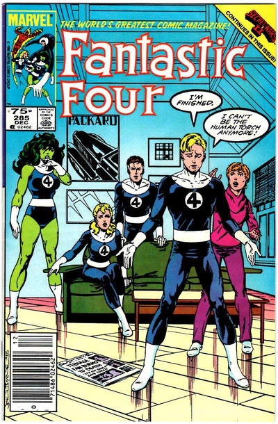 Cover for Fantastic Four (Marvel, 1961 series) #285 [Canadian]