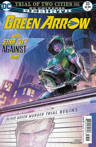 Cover for Green Arrow (DC, 2016 series) #33 [Jamal Campbell Cover]