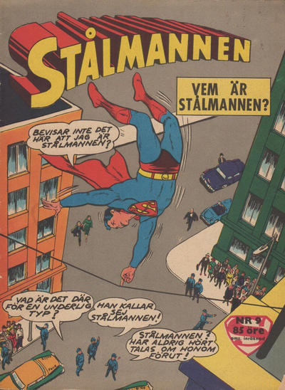 Cover for Stålmannen (Centerförlaget, 1949 series) #9/1962