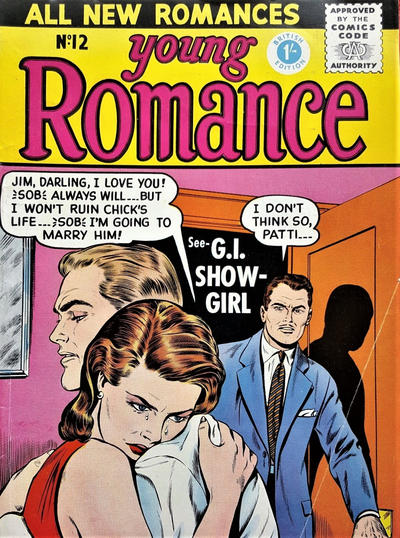 Cover for Young Romance (Thorpe & Porter, 1953 series) #12