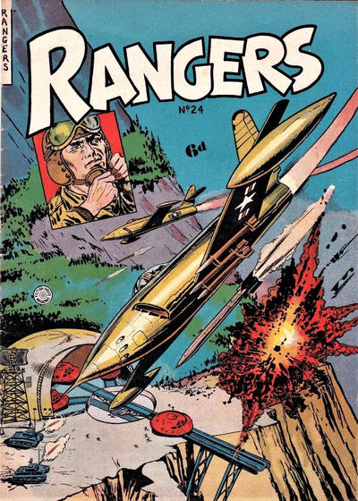 Cover for Rangers Comics (H. John Edwards, 1950 ? series) #24