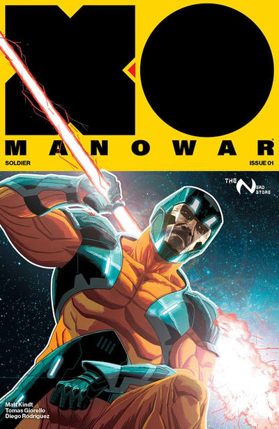 Cover for X-O Manowar (2017) (Valiant Entertainment, 2017 series) #1 [The Nerd Store Exclusive - Kano]