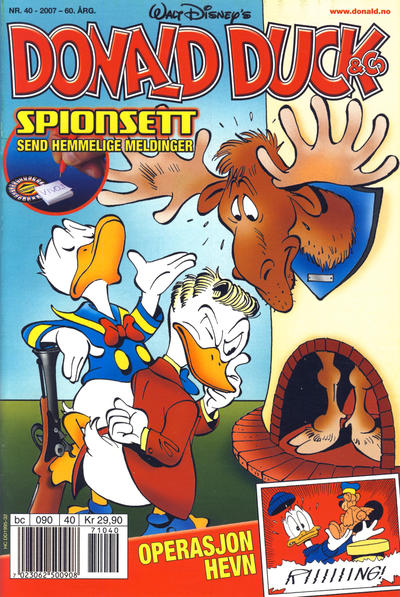 Cover for Donald Duck & Co (Hjemmet / Egmont, 1948 series) #40/2007