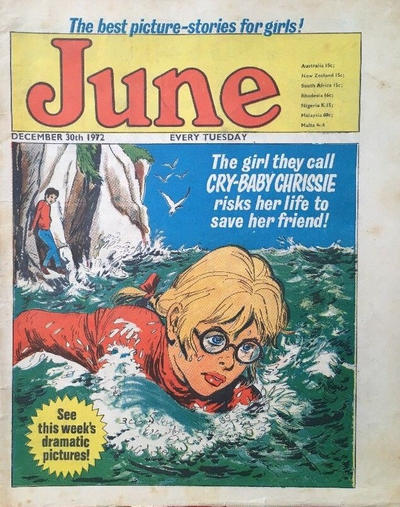 Cover for June (IPC, 1971 series) #30 December 1972