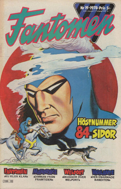Cover for Fantomen (Semic, 1958 series) #19/1978