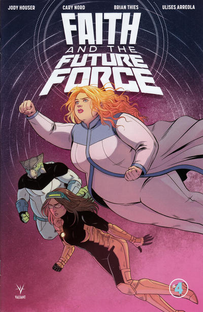 Cover for Faith and the Future Force (Valiant Entertainment, 2017 series) #4 [Cover B - Jen Bartel]