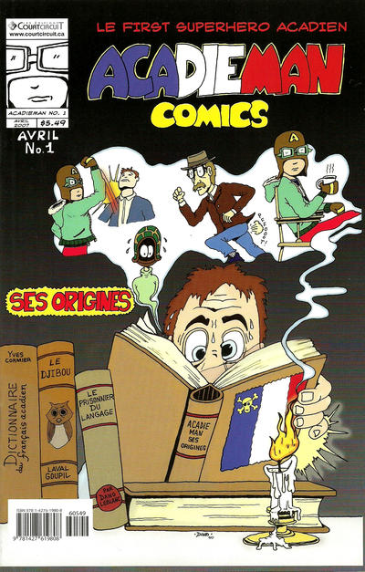 Cover for Acadieman Comics (Productions Mudworld, 2007 series) #1