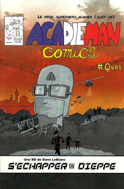 Cover for Acadieman Comics (Productions Mudworld, 2007 series) #4