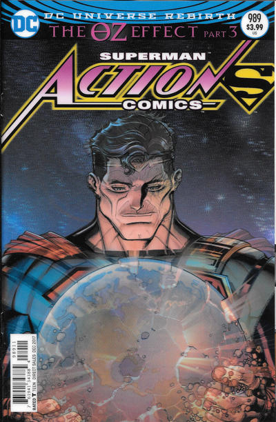 Cover for Action Comics (DC, 2011 series) #989 [Nick Bradshaw Lenticular Cover]