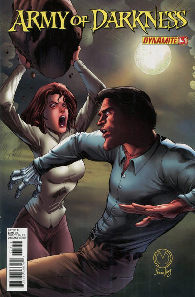 Cover for Army of Darkness (Dynamite Entertainment, 2012 series) #3 [Cover B (1-in-10) Marat Mychaels]