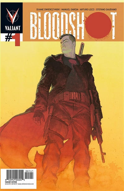 Cover for Bloodshot (Valiant Entertainment, 2012 series) #1 [Cover D - Esad Ribic]