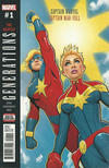 Cover Thumbnail for Generations: Captain Marvel & Captain Mar-Vell (2017 series) #1