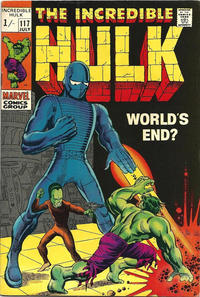 Cover for The Incredible Hulk (Marvel, 1968 series) #117 [British]