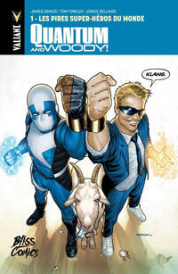 Cover Thumbnail for Quantum and Woody (Bliss Comics, 2016 series) #1 - Les pires super-héros du monde