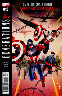 Cover Thumbnail for Generations: Sam Wilson Captain America & Steve Rogers Captain America (Marvel, 2017 series) [Paul Renaud]
