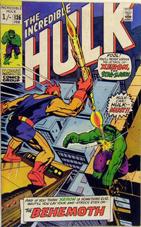 Cover Thumbnail for The Incredible Hulk (Marvel, 1968 series) #136 [British]