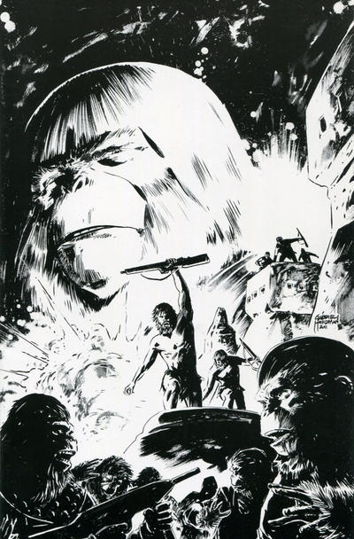 Cover for Exile on the Planet of the Apes (Boom! Studios, 2012 series) #1 [Cover C Gabriel Hardman]