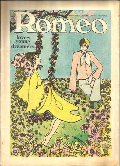 Cover for Romeo (D.C. Thomson, 1957 series) #4 April 1970