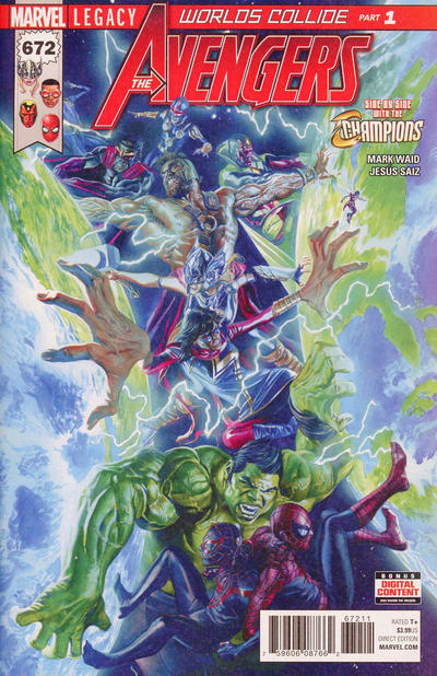 Cover for Avengers (Marvel, 2017 series) #672