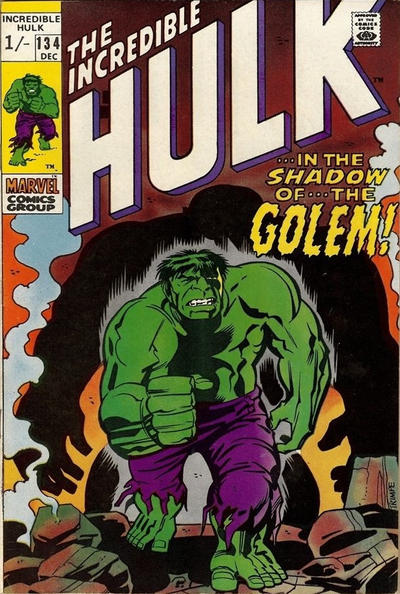 Cover for The Incredible Hulk (Marvel, 1968 series) #134 [British]