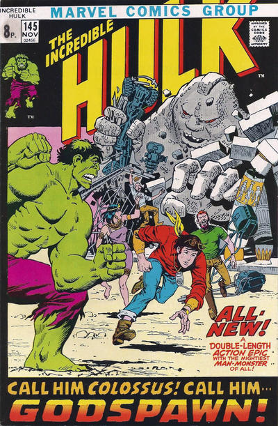 Cover for The Incredible Hulk (Marvel, 1968 series) #145 [British]