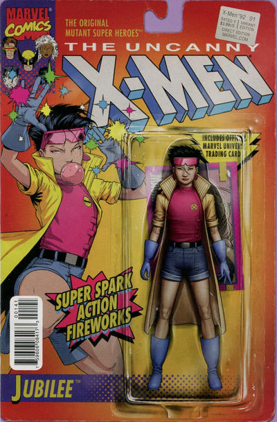 Cover for X-Men '92 (Marvel, 2016 series) #1 [John Tyler Christopher Action Figure (Jubilee)]