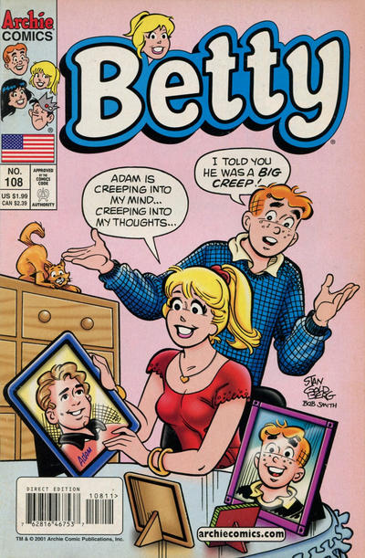 Cover for Betty (Archie, 1992 series) #108 [Direct Edition]
