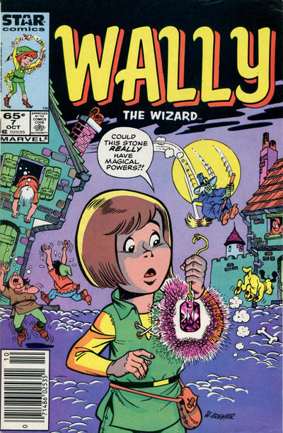 Cover for Wally the Wizard (Marvel, 1985 series) #7 [Newsstand]