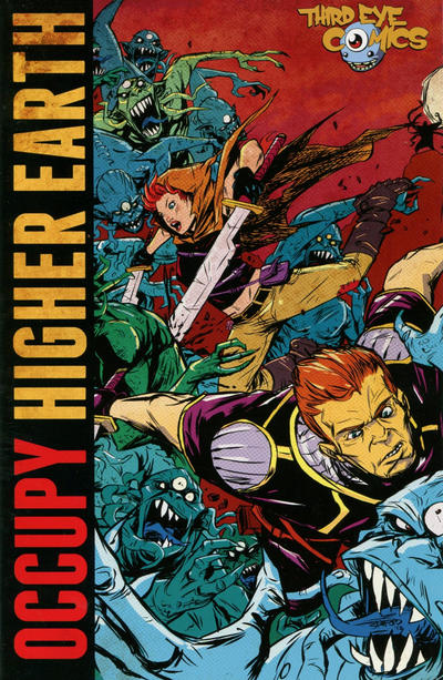 Cover for Higher Earth (Boom! Studios, 2012 series) #1 [Third Eye Comics Exclusive Variant Cover by Sanford Greene]