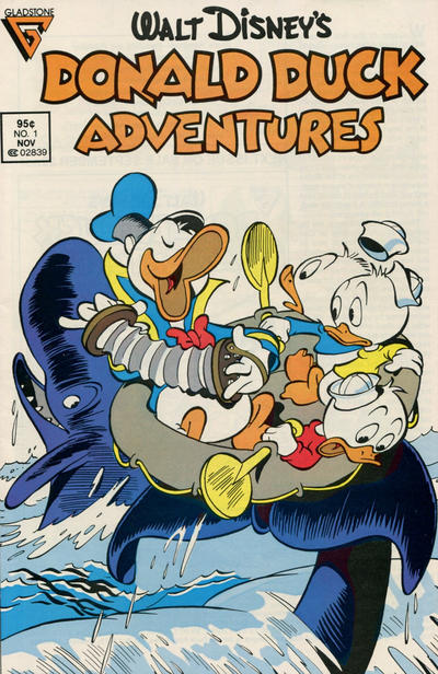 Cover for Walt Disney's Donald Duck Adventures (Gladstone, 1987 series) #1 [Newsstand]