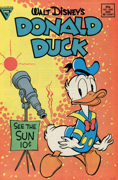 Cover for Donald Duck (Gladstone, 1986 series) #268 [Newsstand]
