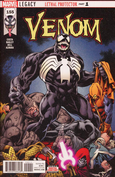 Cover for Venom (Marvel, 2017 series) #155