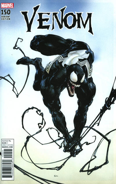 Cover for Venom (Marvel, 2017 series) #150 [Variant Edition - Clayton Crain Cover]