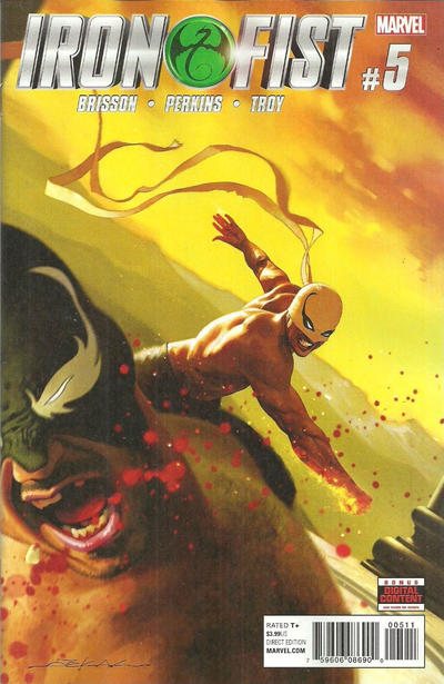 Cover for Iron Fist (Marvel, 2017 series) #5 [Jeff Dekal]