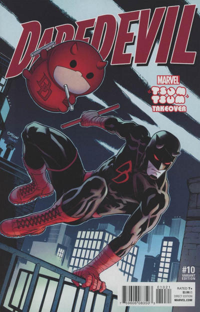 Cover for Daredevil (Marvel, 2016 series) #10 [Incentive Marvel Tsum Tsum Takeover Ed McGuinness Variant]