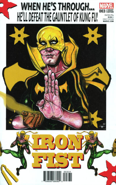 Cover for Iron Fist (Marvel, 2017 series) #3 [André LeRoy Davis]