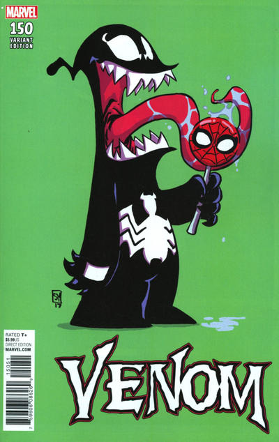 Cover for Venom (Marvel, 2017 series) #150 [Variant Edition - Skottie Young Cover]