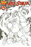 Cover for Red Sonja (Dynamite Entertainment, 2005 series) #21 [Mel Rubi Black and White Incentive Variant]